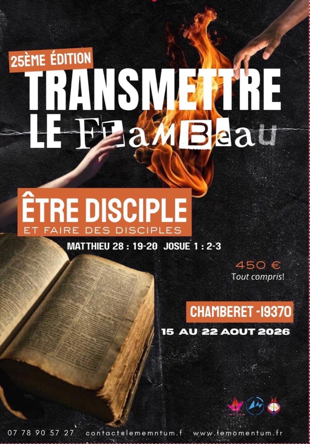 Affiche officielle — Camp Le Momentum 2026